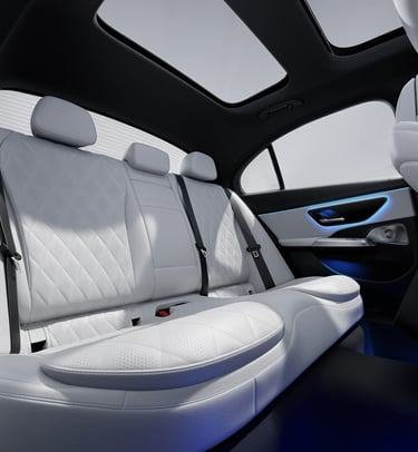 Mercedes-Benz E-Class White Interior