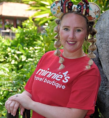 Whitney Davis pictured at Disney's Animal Kingdom® Park.