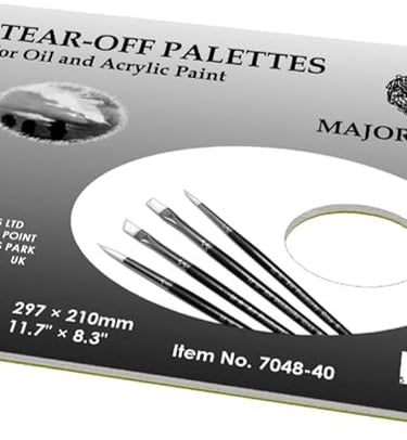 The tear off palette sheets | use an an artist