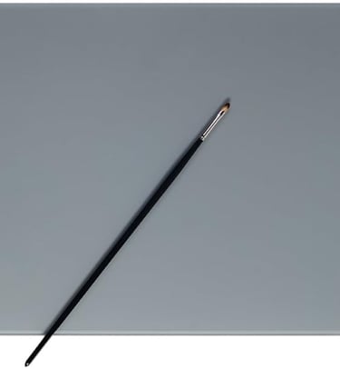 The glass palette I use for painting