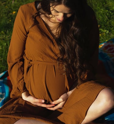 Karolane lorsqu'elle était enceinte