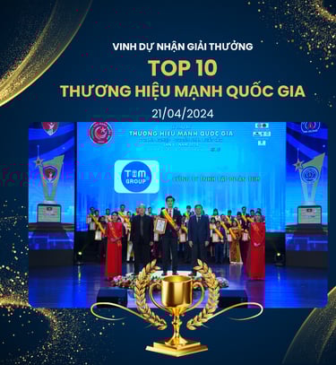 Tiim Group - Top 10 thương hiệu mạnh quốc gia