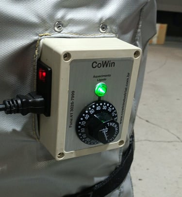 Aquecimento para tambor 200l