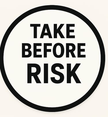 Take before risk in reference to Prep HIV medication