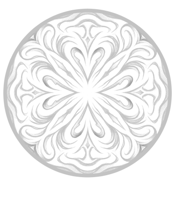a white plate with a circular object on it