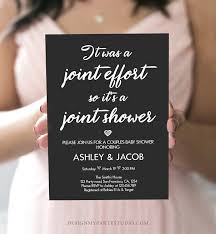 coed baby shower invitation
