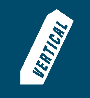A logo for a climbing club Vertical