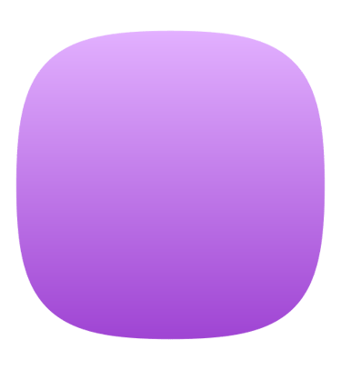 a purple square shaped object with a purple background