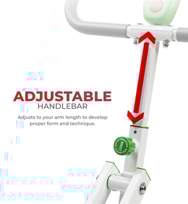 Row and ride exercise machine