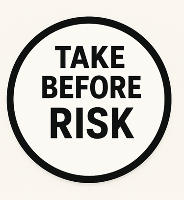 Take before risk in reference to Prep HIV medication