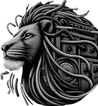 Tête de lion, logo du DUB IMPAKT Festival