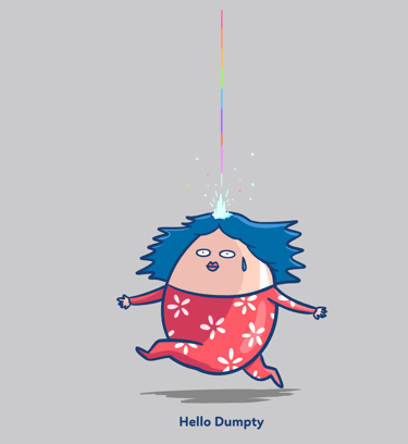 Lucky Hello Dumpty 坎坷蛋中頭獎 