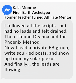 Former teacher Kaia found her voice and leads authentically using the Phoenix Method.