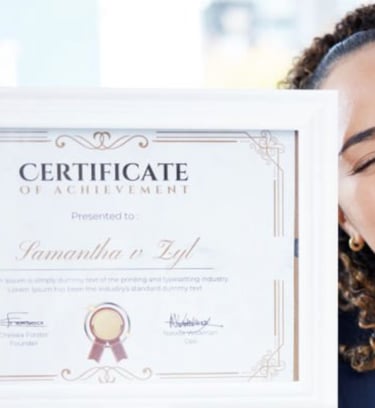 Student got certificate