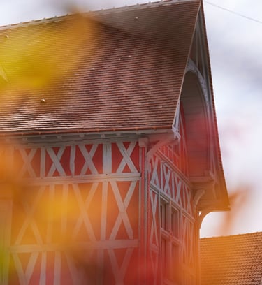 Facade de la chambre d'hôte du domaine