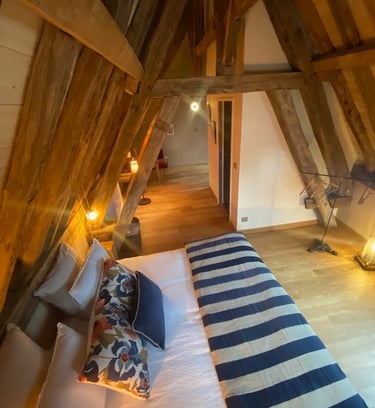 Chambre de la chambre d'hôte du domaine