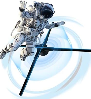 3D Hologram Fan Display Stunning Holographic Projection