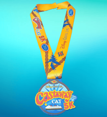 2016 Disney Castaway Cay 5K Medal