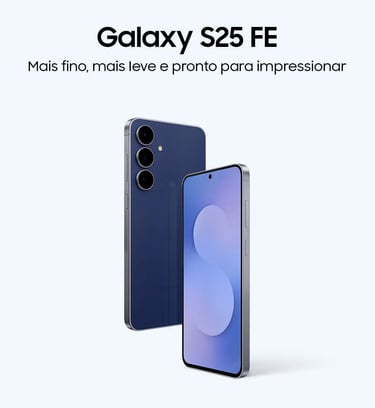 Celular Samsung Galaxy S25 Fe 5g 128gb 8gb Ram Câmera Tripla de 50 -12-8 Tela Grande de 6ponto7 Azul