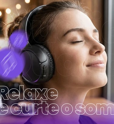 Fone de Ouvido Bluetooth 5.0 Sem Fio 
