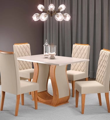 Mesa de Jantar 4 Lugares Los Angeles