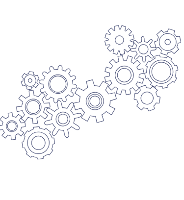 engrenage signifiant la complexité du cerveau