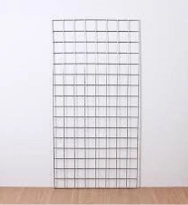 clothes gridwall display