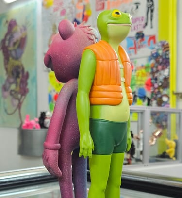 STUDIO GALLERY BILBAO TRAPAGARAN GUGGENHEIM MUSEUM ART TOY GAMA COLLECTIVE