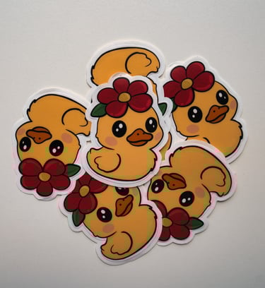 a bunch of stickers with a bunch of flowers