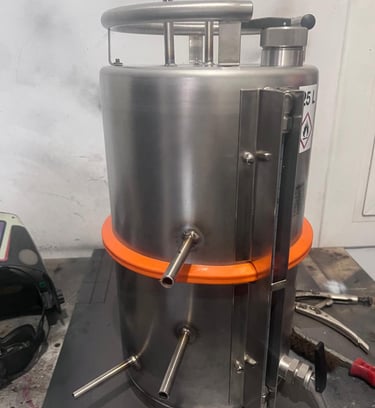 Soldadura TIG depósitos acero inox Repsol alta estanqueidad