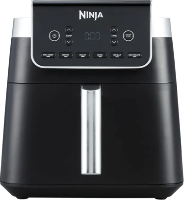 Ninja MAX PRO Freidora de Aire, 6 en 1, sin aceite, Freír con aire, Asar, Hornear, Recalentar