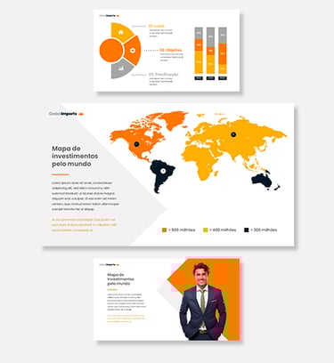 a man in a suit and tie is shown in this presentation presentation