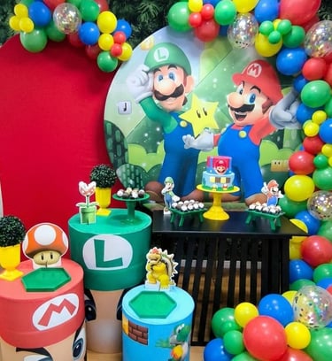 Decoração Mario Bros Florianópolis