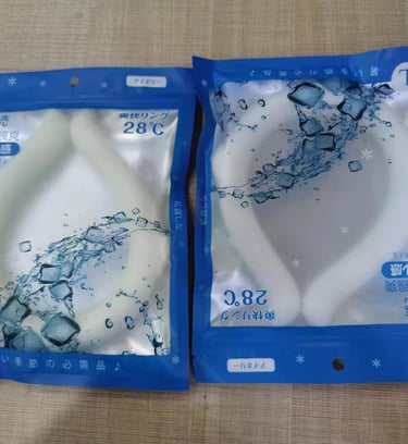 Neck cooling tube, cooling collar, frozen  necklace