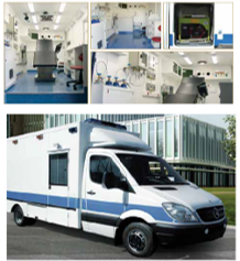 Enclosed Intensive Care and Operating Theatre Vehicle