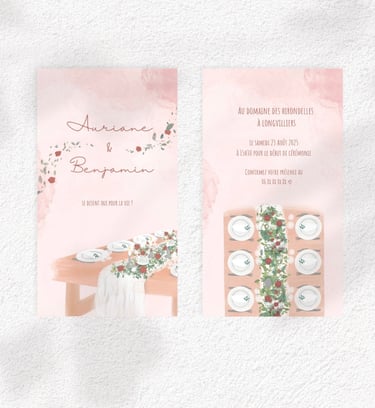 Faire parts mariage