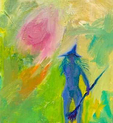 Witch acrylic paint myth circe