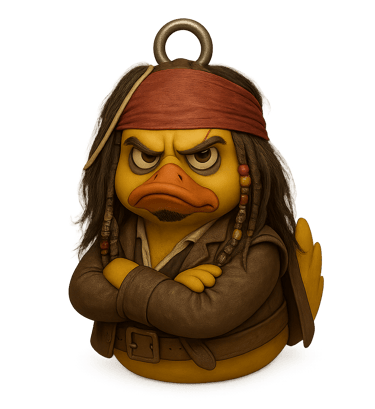 The KWAKIES - Jack Sparrow Duck