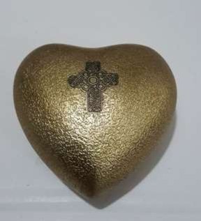 heart shaped urn
