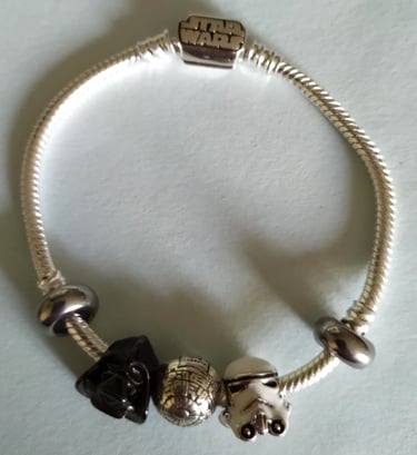 Bracelet Argent Sterling Star Wars Les Couleurs de Lo