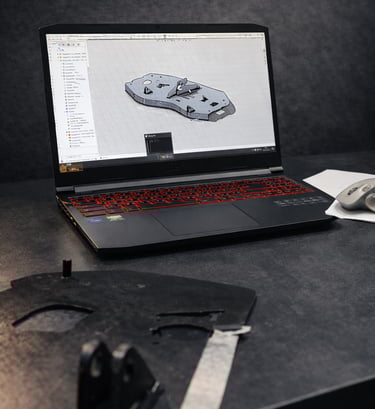 modelagem e definição técnica de componentes industriais