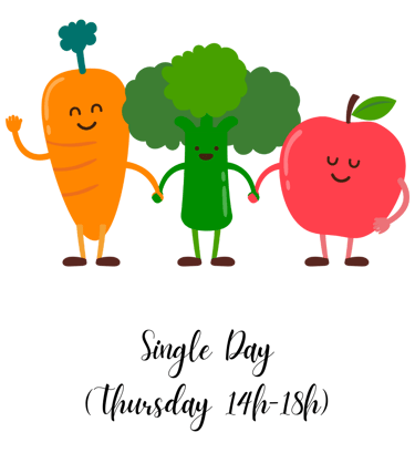 A graphic of vegetables