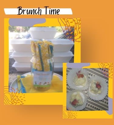 Yoga brunch in Lisbon. Stacked packed lunch boxes and home-made white chocolate covered balls.