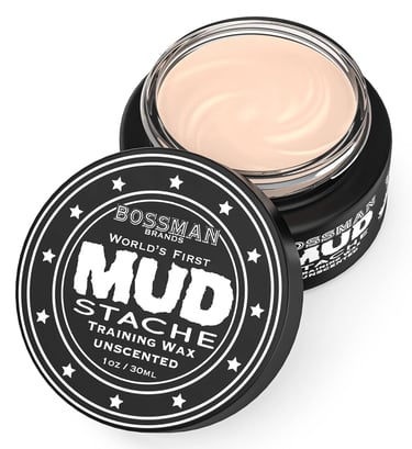 Bossman MUDstache- Mustache Training Wax