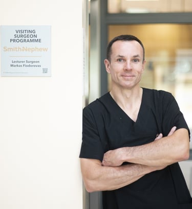 Lecturer surgeon Markas Fiodorovas
