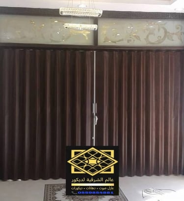 أبواب سحب خشبية