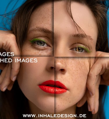 Editorial design layout with clean typography