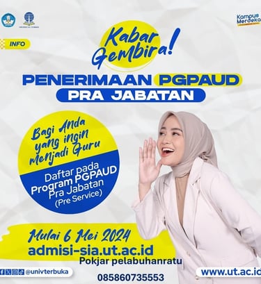 universitas terbuka kuliah online penerimaan mahasiswa baru palabuhanratu