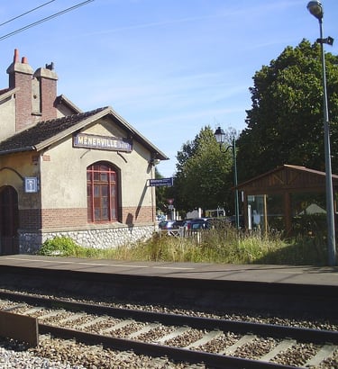 Photo de l'ancienne gare de Ménerville 78200 - ATZ Diagnostic Immobilier