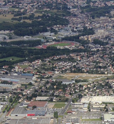 Photo vue aérienne de Dreux 28100 - ATZ Diagnostic Immobilier